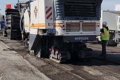 Millings are recycled for new asphalt
