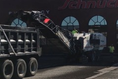 Milling and paving Ballwin Plaza