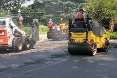 Milling and paving private road