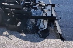 First coat of asphalt sealer