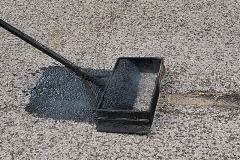 Mastic for large crack repairs