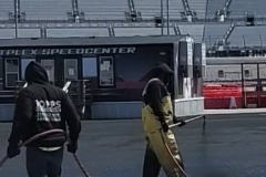 Illinois Raceway asphalt sealing